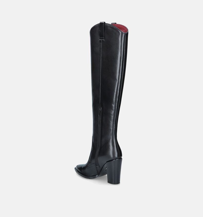 Bronx New Americana Bottes hautes en Noir pour femmes (357312)