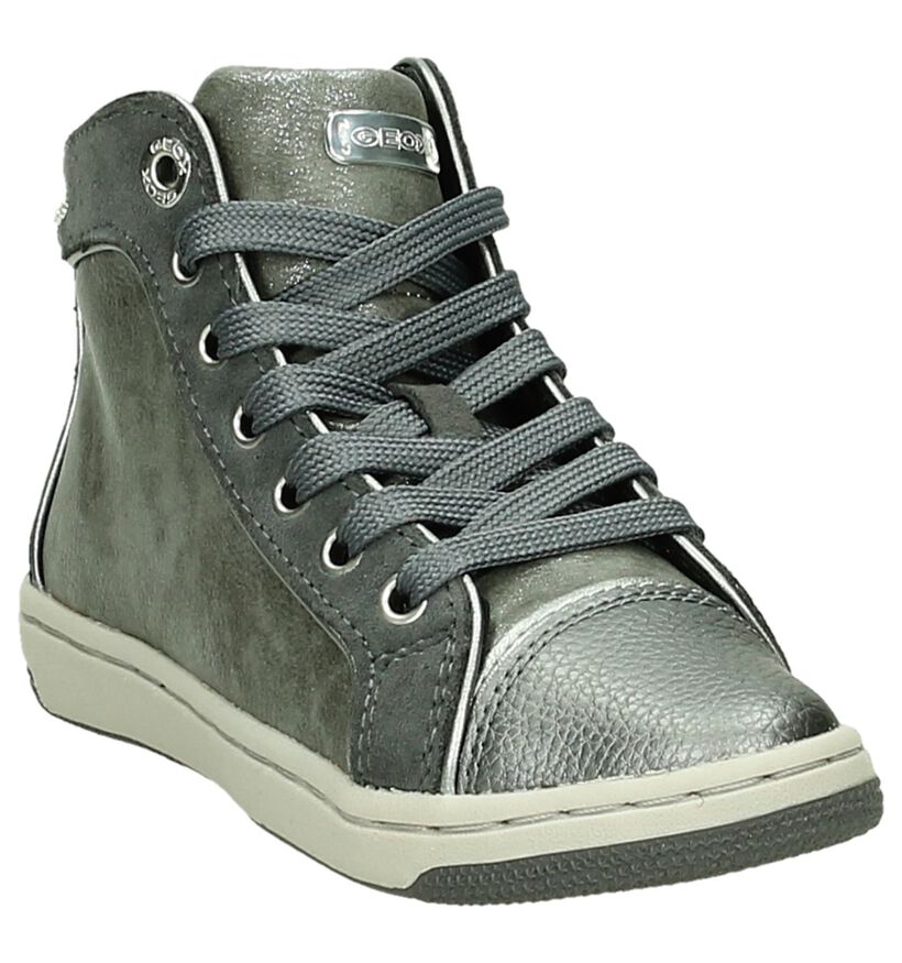 Geox Chaussures hautes en Gris foncé en simili cuir (180636)