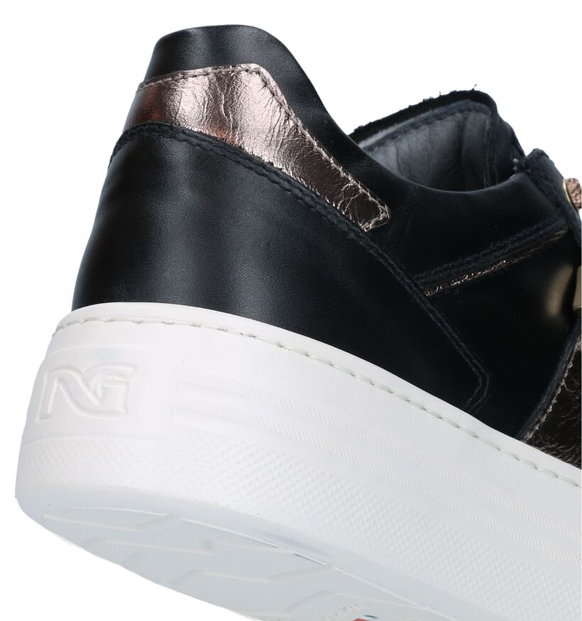 NeroGiardini Zwarte Platform Sneakers voor dames (329884) - geschikt voor steunzolen