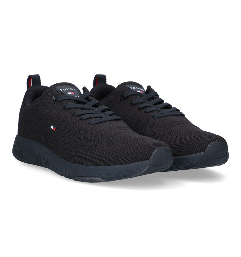 Tommy Hilfiger Corporate Baskets en Noir pour hommes (332954) - pour semelles orthopédiques