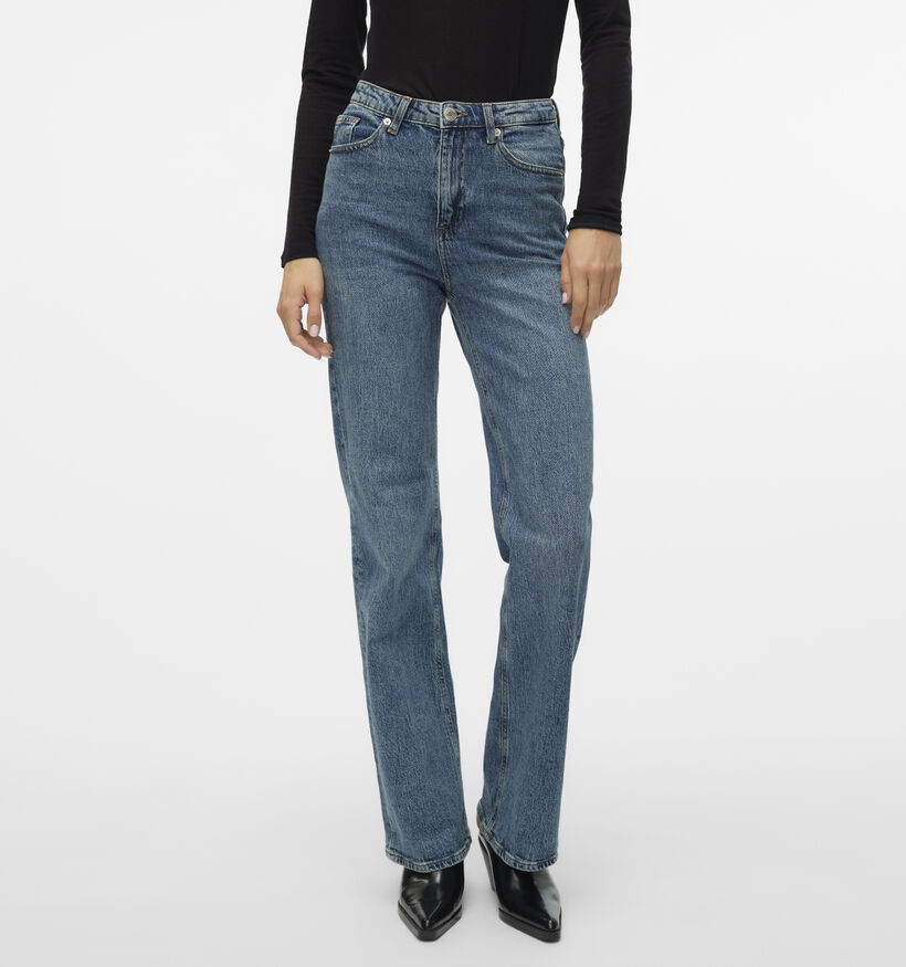 Vero Moda Tessa Wide leg jeans en Bleu L30 pour femmes (344888)