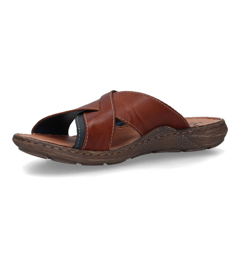 Rieker Nu-pieds casual en Marron pour hommes (339191)