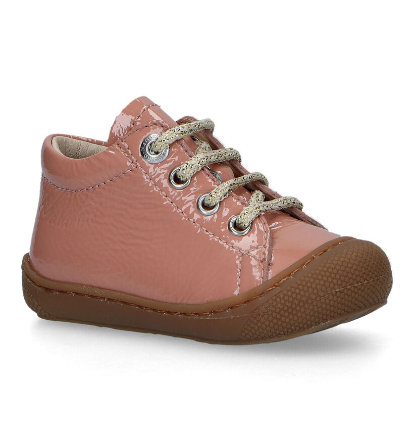 Naturino Cocoon Naplack Chaussures pour bébé en Beige pour filles (355316) - pour semelles orthopédiques