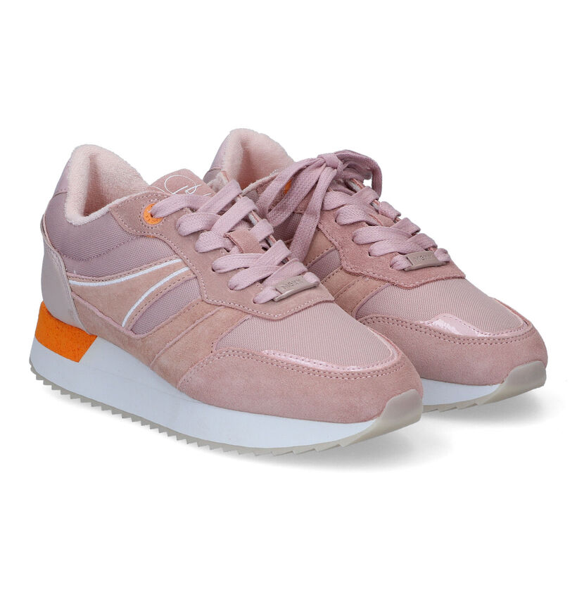 Mexx Jazzy Roze Sneakers voor dames (303509) - geschikt voor steunzolen