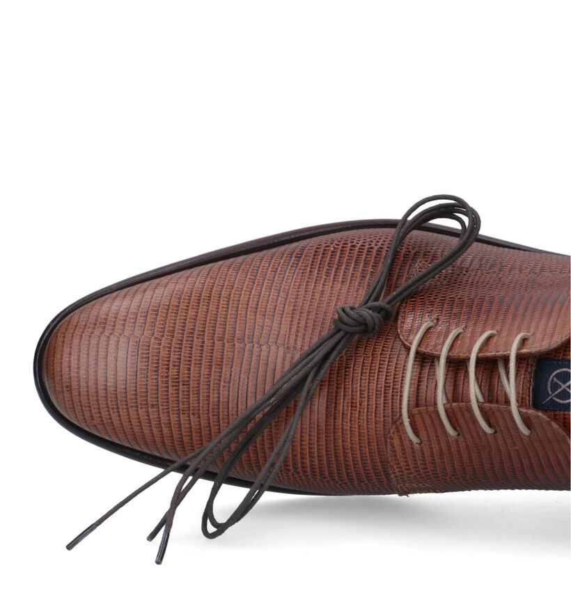 Ambiorix Dario Chaussures à lacets en Cognac pour hommes (324842)