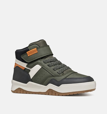 Geox Respira High Baskets Noir/Marron/Bleu/Vert