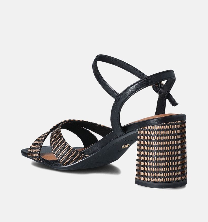 Tamaris Zwarte Sandalen met Blokhak voor dames (354384)
