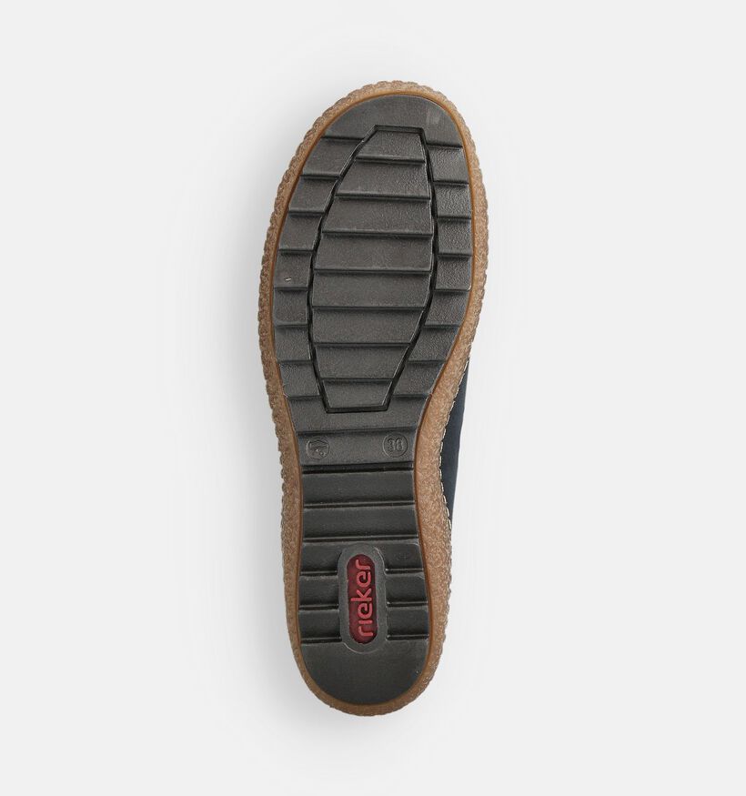Rieker Baskets montantes en Bleu foncé pour femmes (363544) - pour semelles orthopédiques