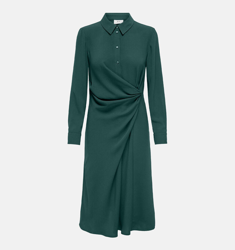 JDY Rizz Wrap Shirt Robe en Vert pour femmes (338154)