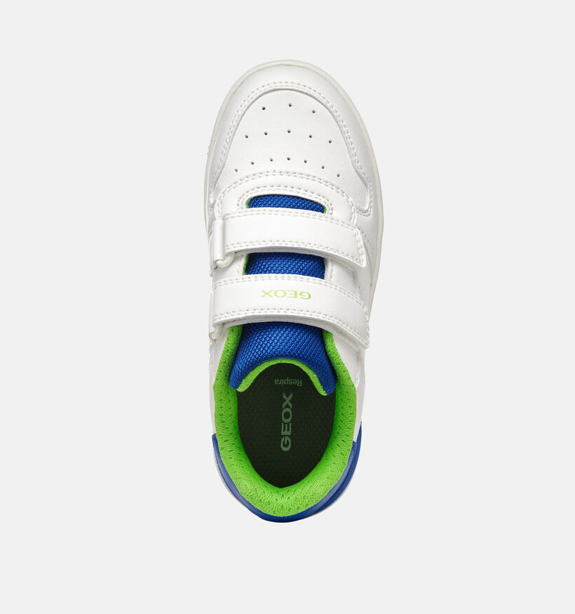 Geox Washiba Witte Velcroschoenen voor jongens (356386) - geschikt voor steunzolen