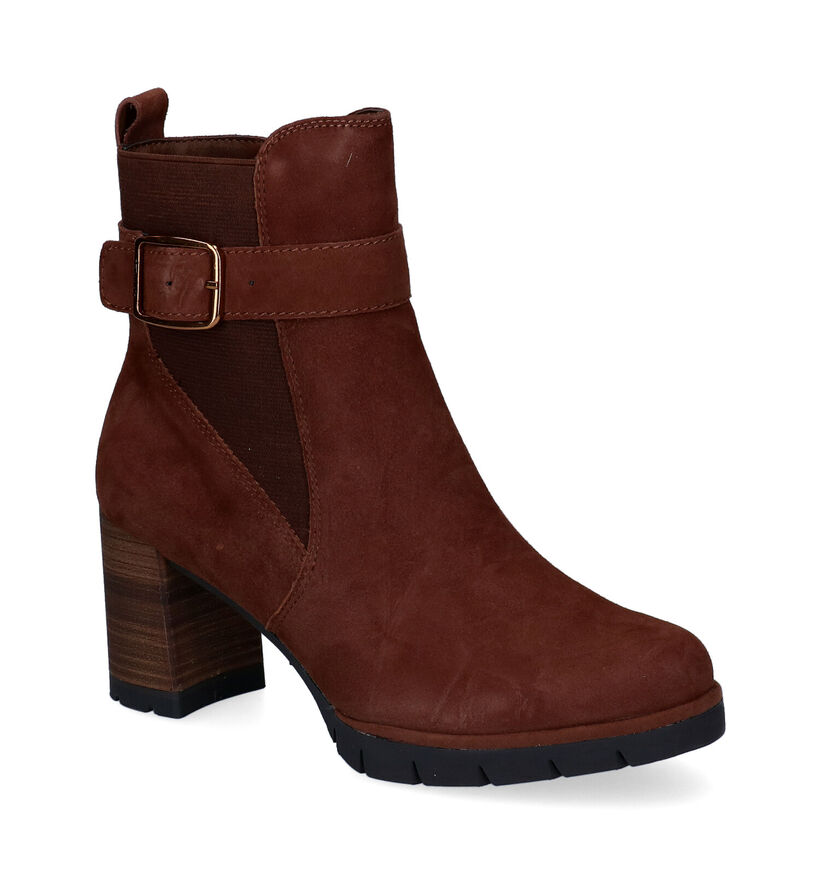 Tamaris Anti Shokk Bottillons en Cognac pour femmes (297165)