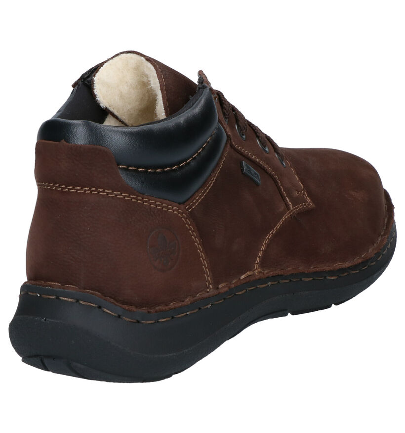 Rieker Chaussures hautes en Brun foncé en nubuck (262177)