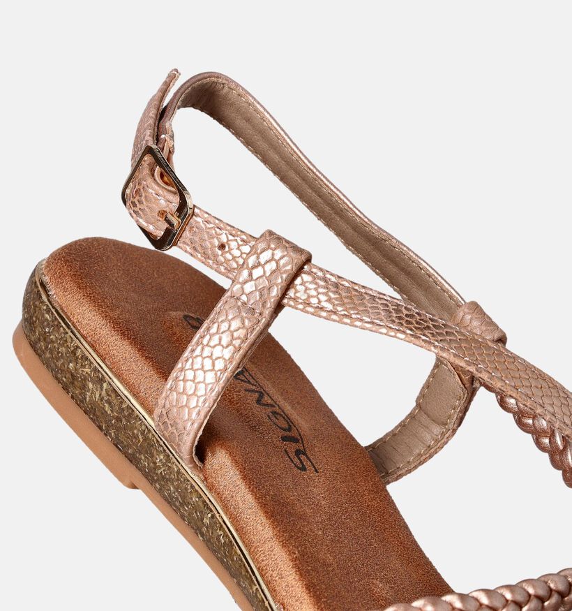 Signatur Bronzen Sandalen voor dames (357813)