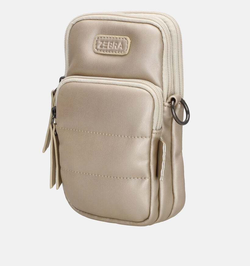 ZEBRA Gouden Telefoontasje voor dames (358996)