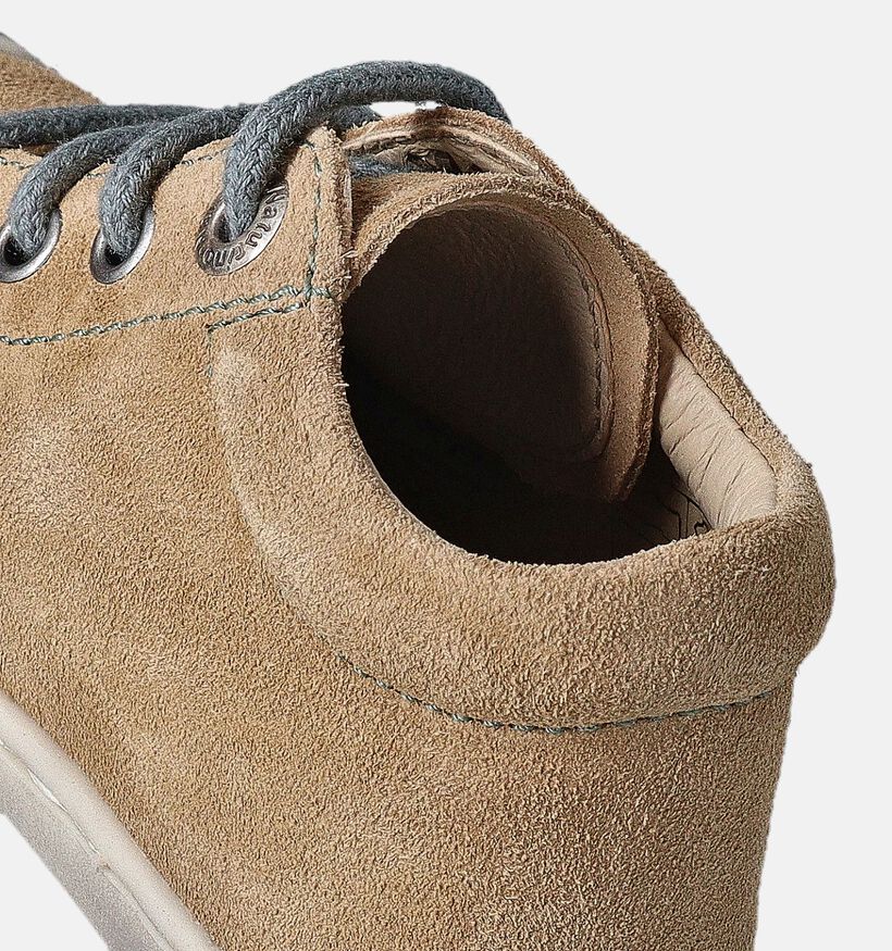 Naturino Cocoon Suede Beige Babyschoentjes voor meisjes, jongens (355492) - geschikt voor steunzolen