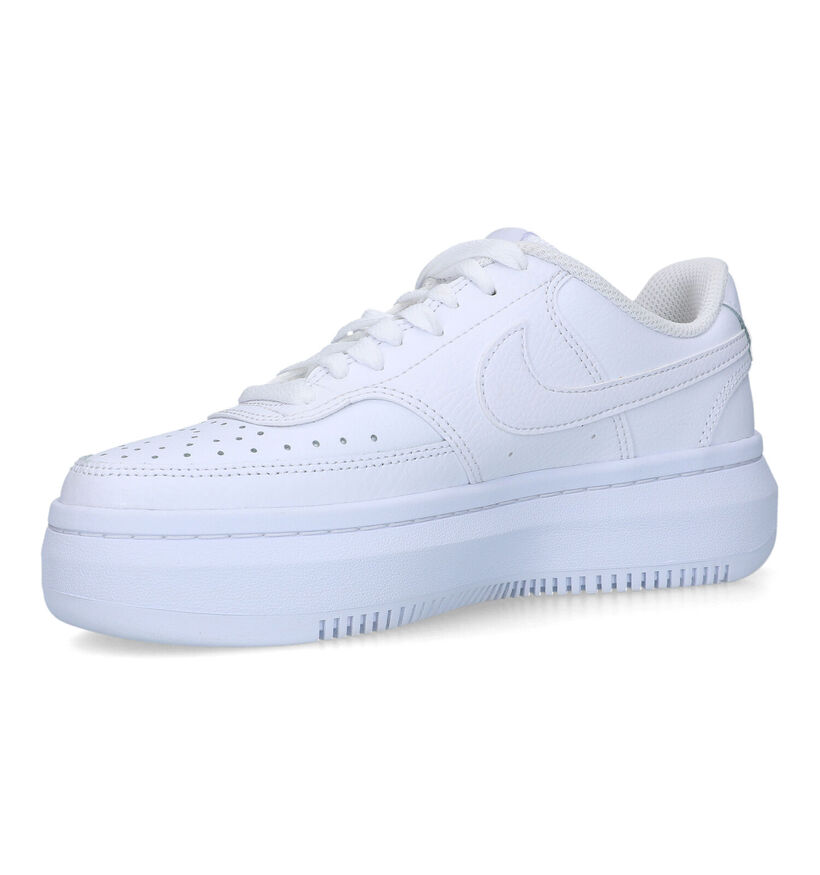 Nike Court Vision Alta Baskets en Blanc pour femmes (324627)