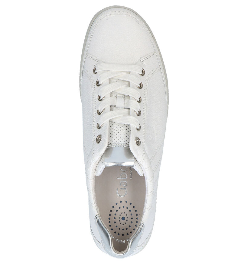 Gabor Ultra Flex Chaussures à lacets en Blanc en cuir (271555)