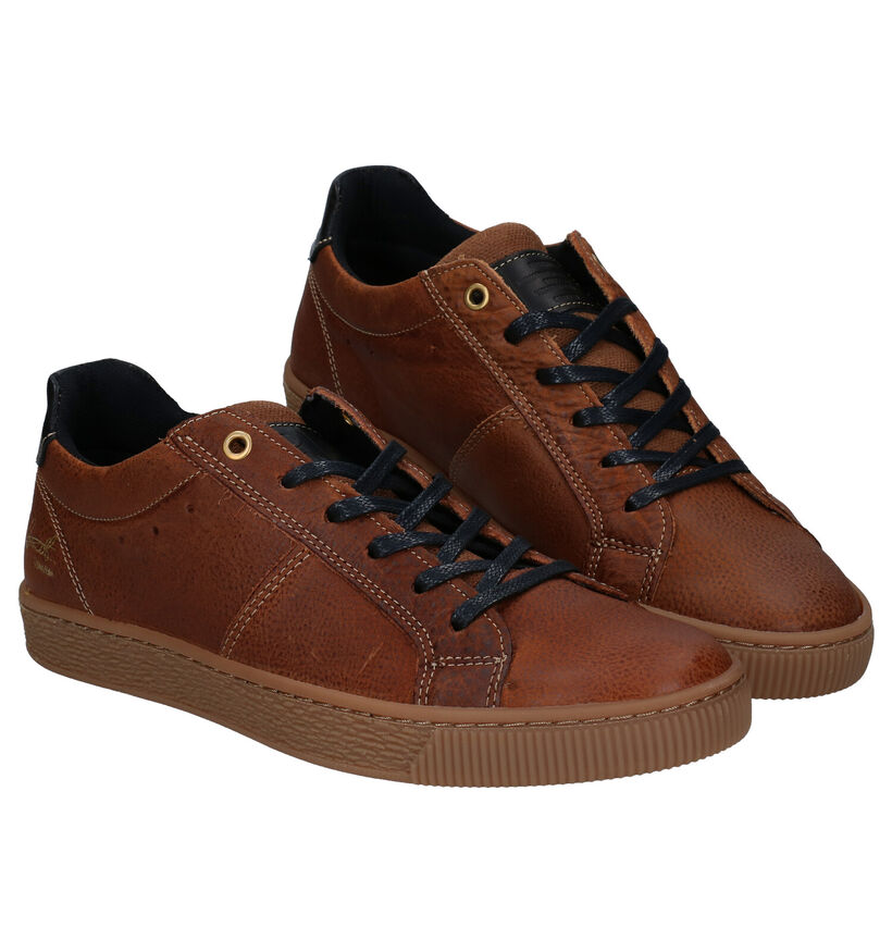 Bullboxer Chaussures à lacets en Brun foncé en cuir (276956)