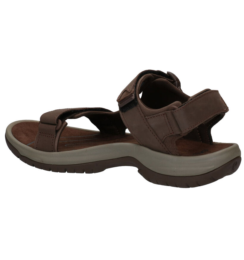 Teva Tanway Sandales en Marron en cuir (289139)