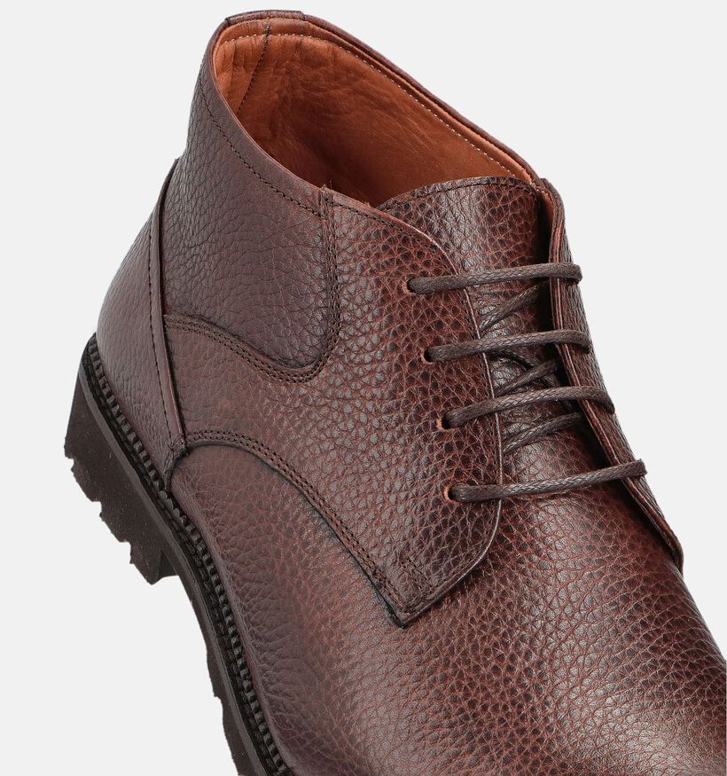 Ambiorix Norino Bruine Geklede Schoenen voor heren (365011) - geschikt voor steunzolen