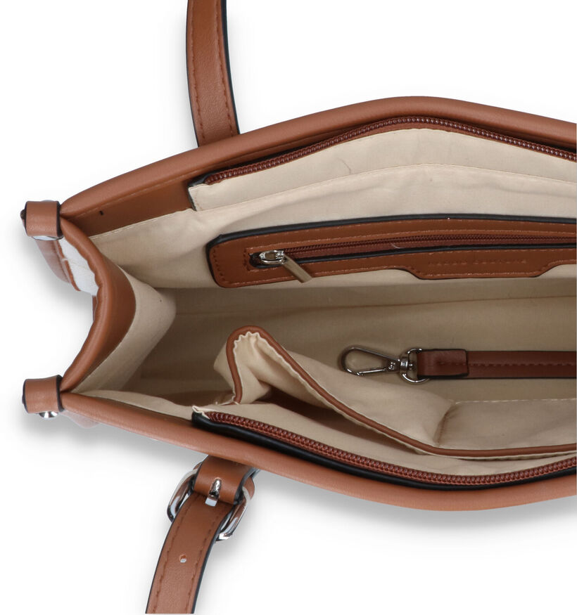 Keddo Beige Shopper Tas met Rits in kunstleer (324331)