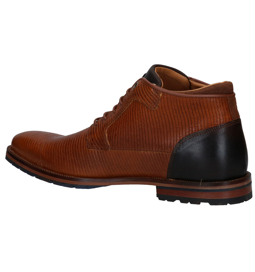 Bullboxer Cognac Geklede Bottines in leer (281789)