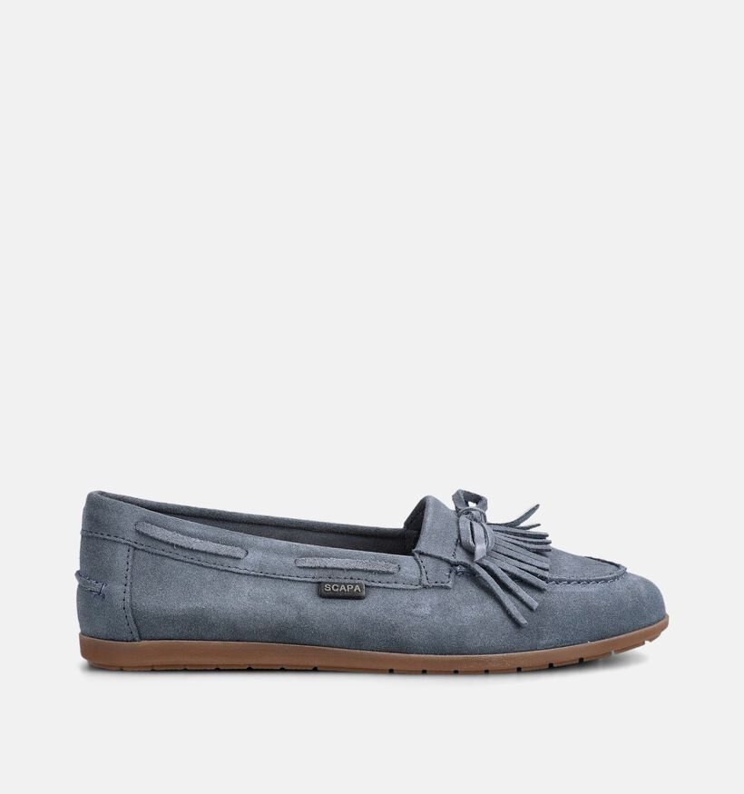 Scapa Chaussures bateau en Bleu pour femmes (373276) - pour semelles orthop&eacute;diques