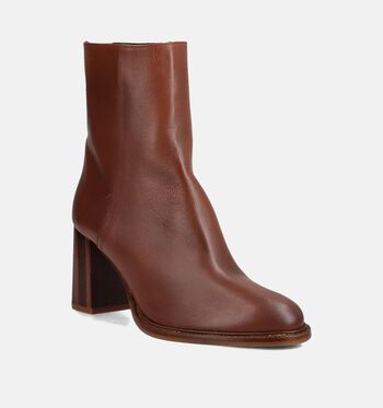 Zinda Bottines Noir/Cognac