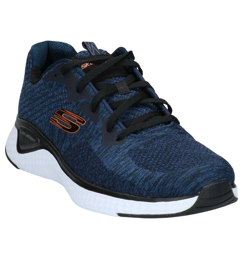 Skechers Solar Fuse Baskets en Noir en textile (272817)