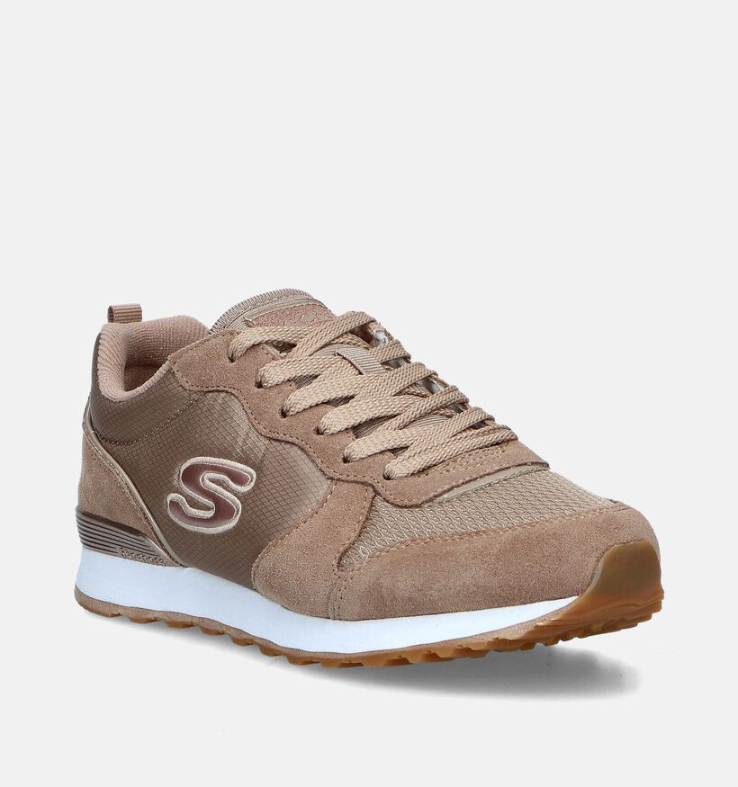 Skechers Goldn Gurl Baskets en Brun pour femmes (352276)