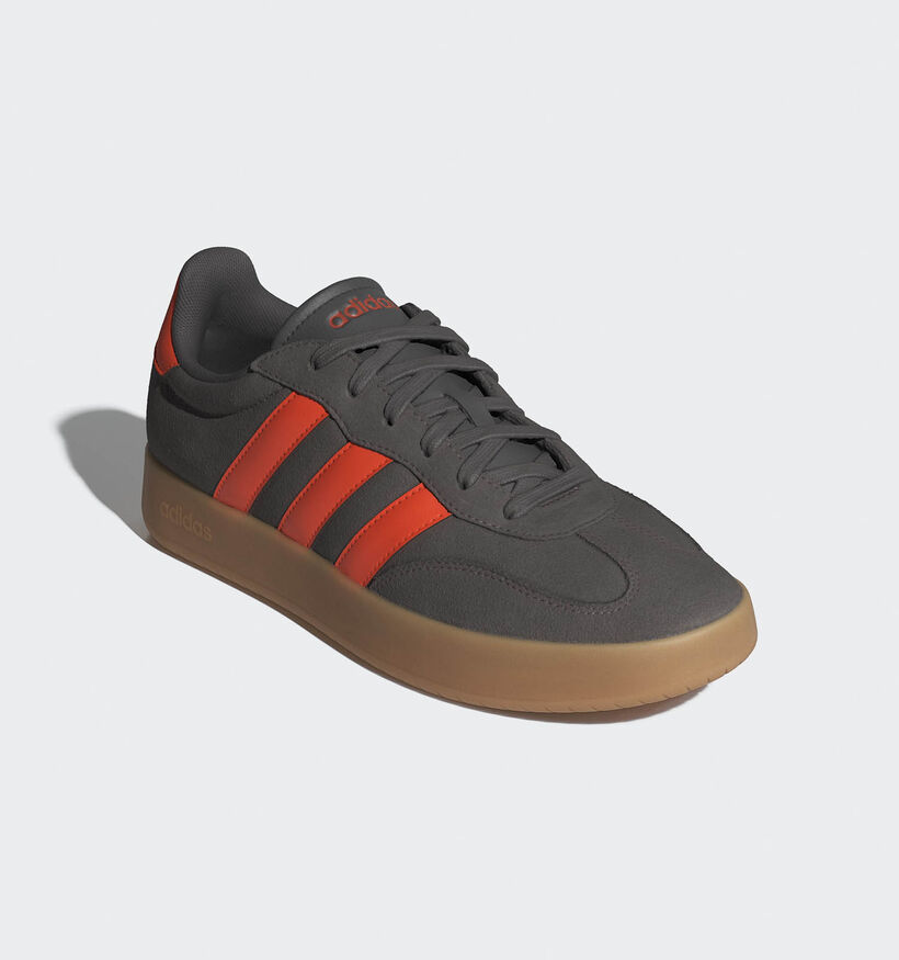 adidas Barreda Baskets en Vert/Orange pour hommes (359482) - pour semelles orthopédiques