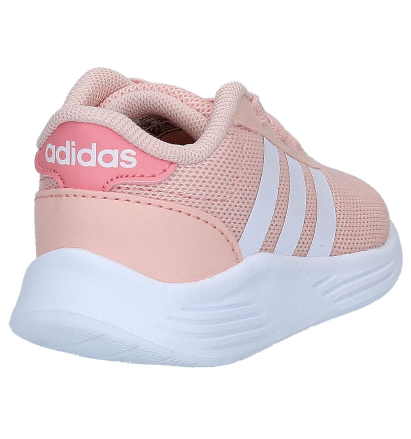 adidas Lite Racer Roze Sneakers in kunstleer (293301)