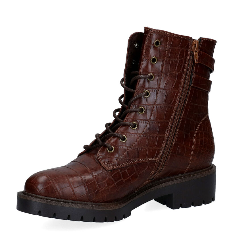 Signatur Cognac Boots voor dames (295804)