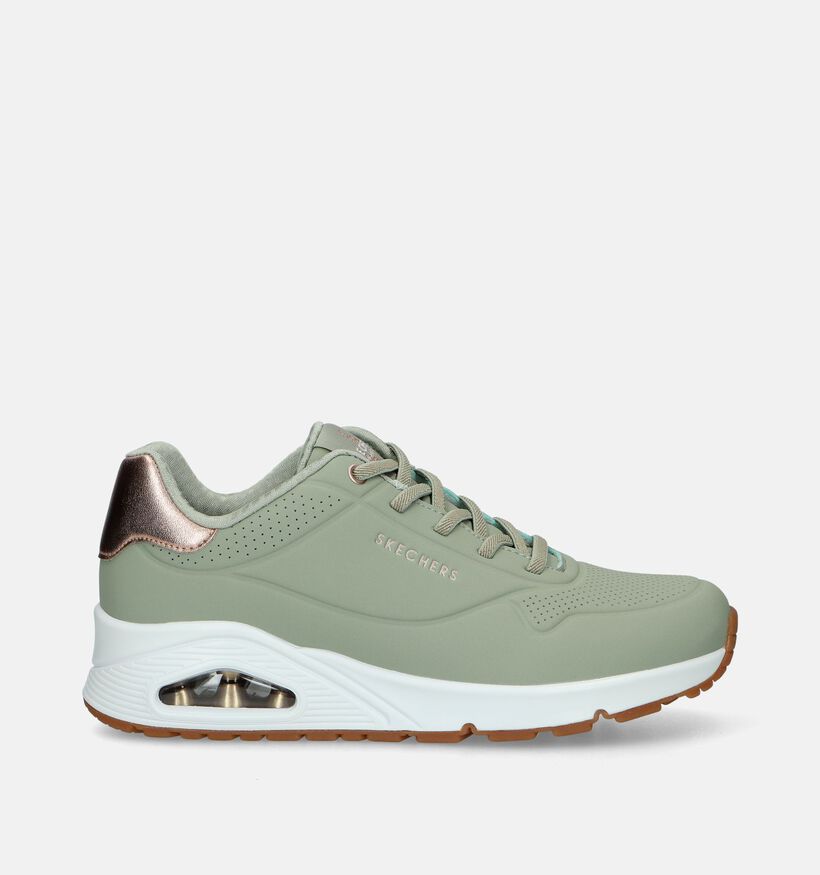 Skechers Uno Shimmer Nude Sneakers voor dames (350492)