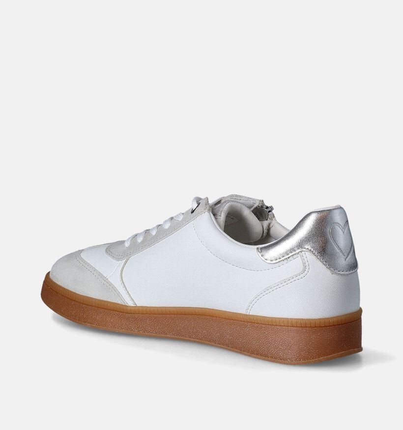 Marco Tozzi Baskets casual en Blanc pour femmes (353200) - pour semelles orthopédiques