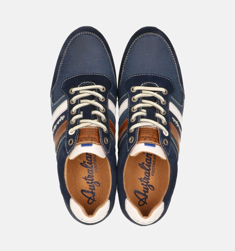 Australian Camaro Blauwe Veterschoenen voor heren (369696) - geschikt voor steunzolen