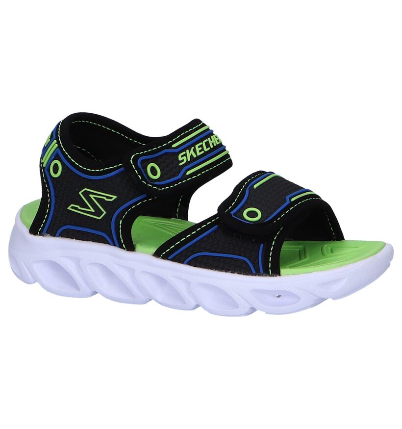 Skechers Hypno Splash Blauwe Sandalen in kunststof (291920)