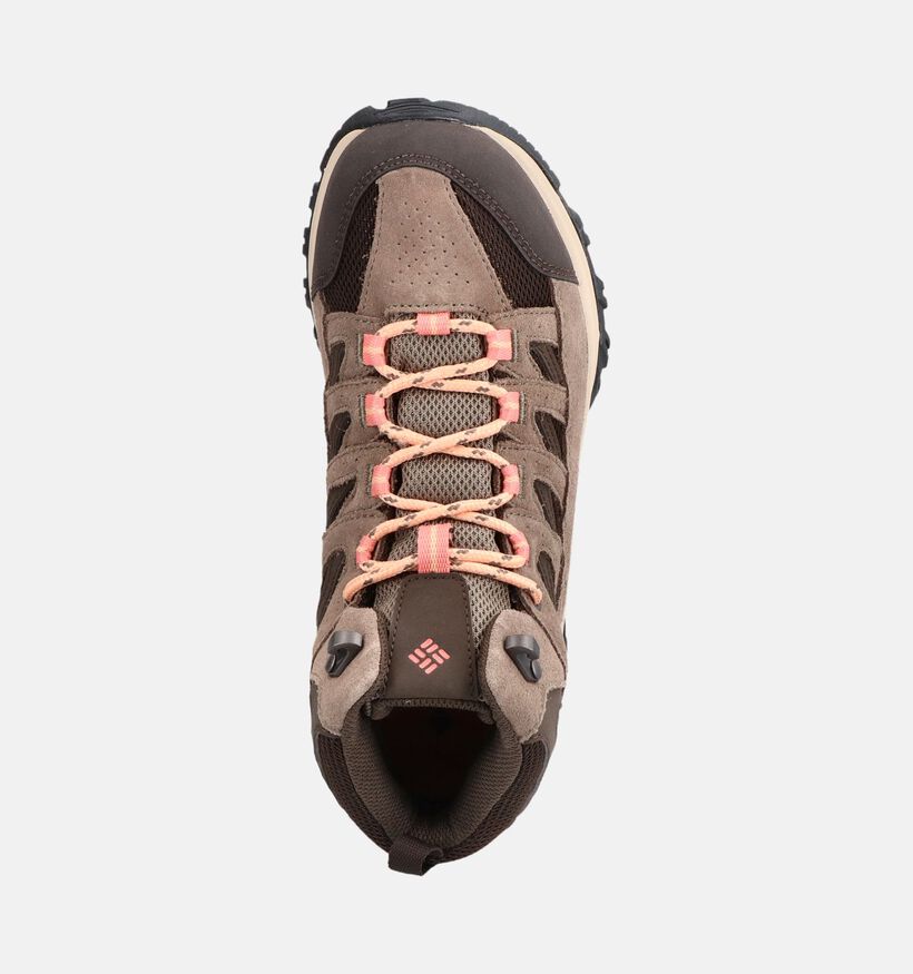 Columbia Crestwoord Mid Waterproof Chaussures outdoor en Marron pour femmes (377307) - pour semelles orthop&eacute;diques