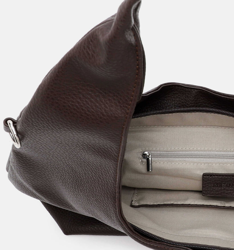 Emily & Noah Sac &agrave; bandouli&egrave;re/Sac port&eacute; crois&eacute; en Brun fonc&eacute; pour femmes (378873)