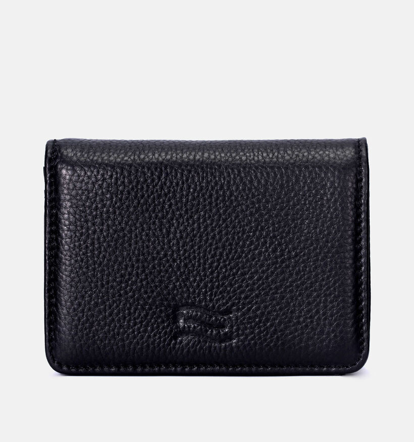 Crinkles Porte-monnaie zippé en Noir pour femmes (365768)