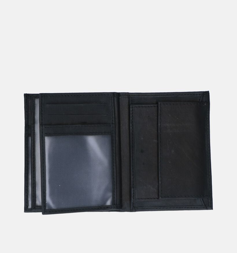 Euro-Leather Zwarte Portefeuille voor heren (343478)