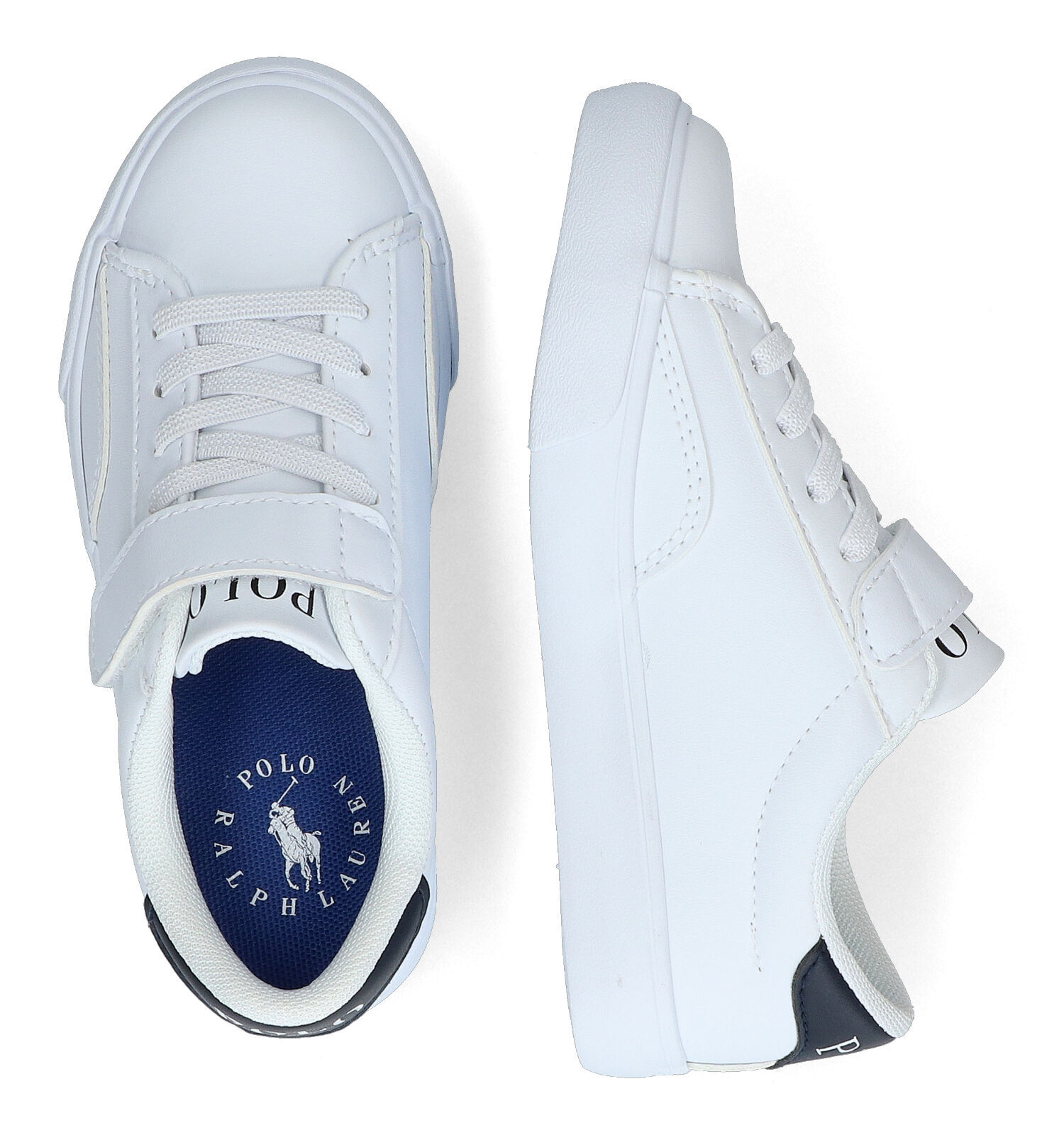 Polo Ralph Lauren Theron Witte Velcroschoenen Jongens Lage schoenen Online op TORFS.BE