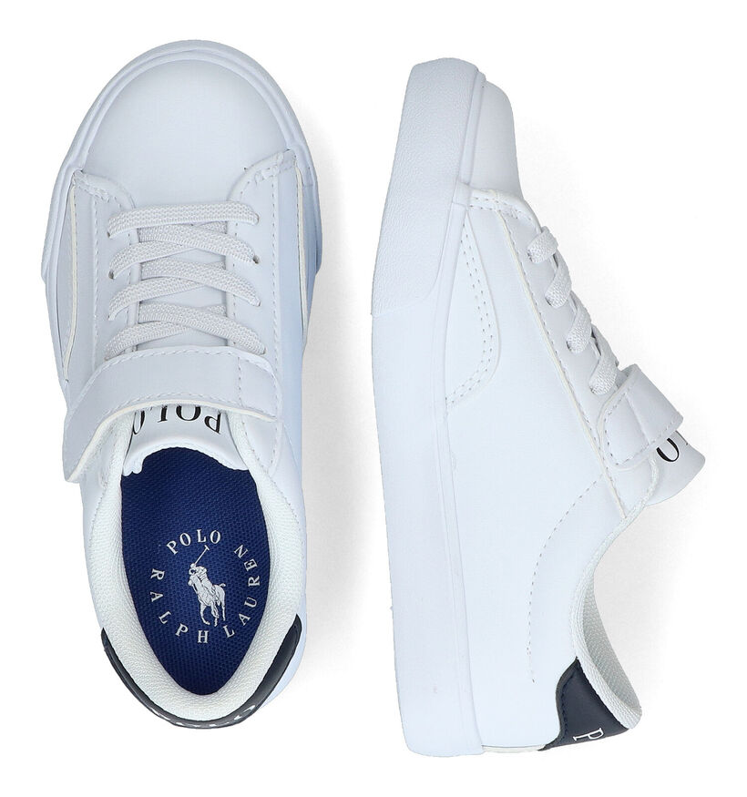 Polo Ralph Lauren Theron Witte Velcroschoenen voor jongens (320142)