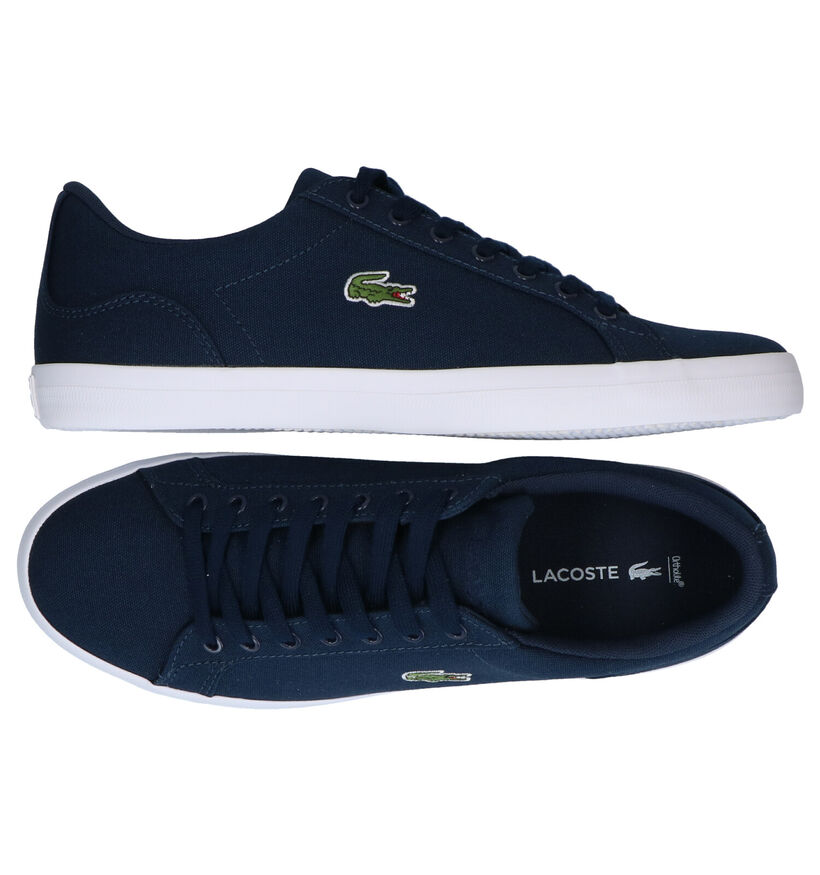 Lacoste Lerond Blauwe Sneakers in stof (287010)