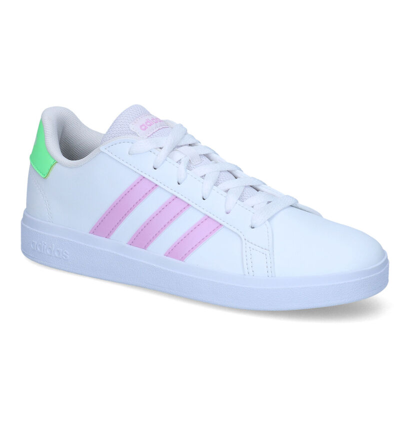 adidas Grand Court 2.0 Baskets en Bordeaux pour filles (361534)