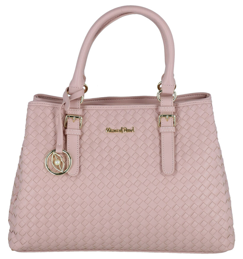 Kisses of Pearl Tess Roze Handtas in kunstleer (290548)