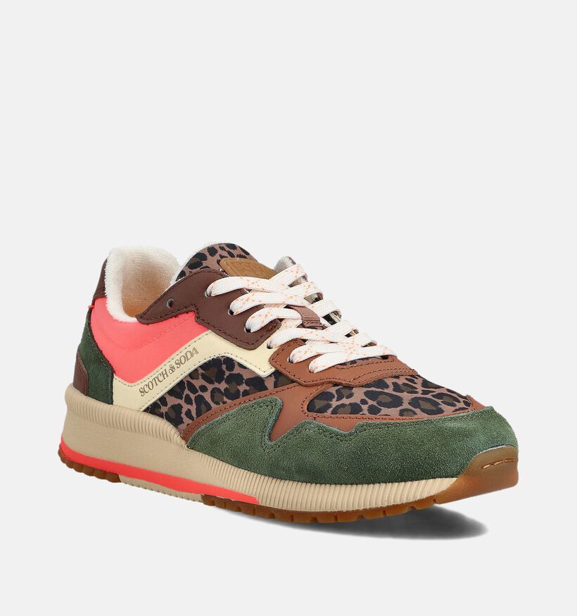 Scotch & Soda Vivi Baskets en Vert pour femmes (362055) - pour semelles orthopédiques