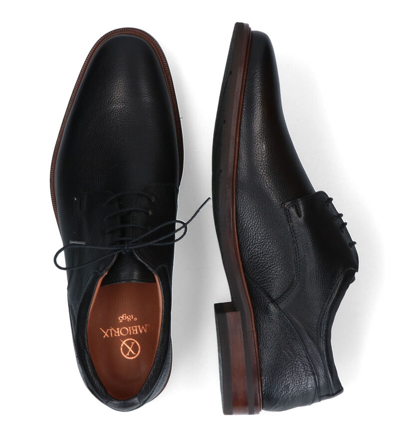 Ambiorix Aldo-sup Chaussures à lacets en Noir pour hommes (316464) - pour semelles orthopédiques