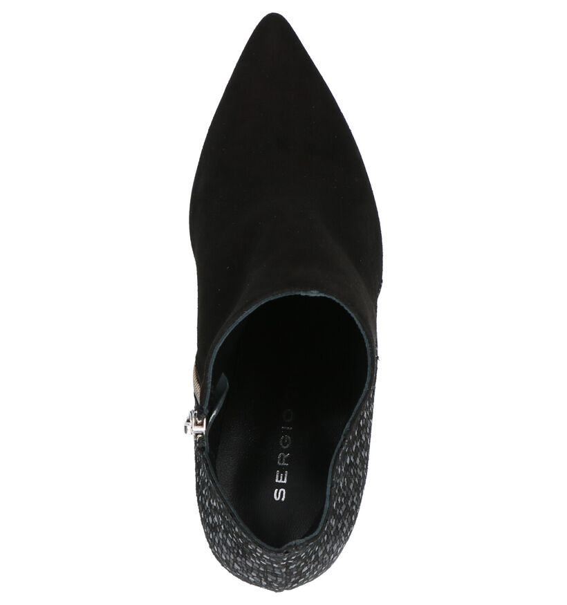 Sergio Turri Escarpins montants en Noir en nubuck (262606)