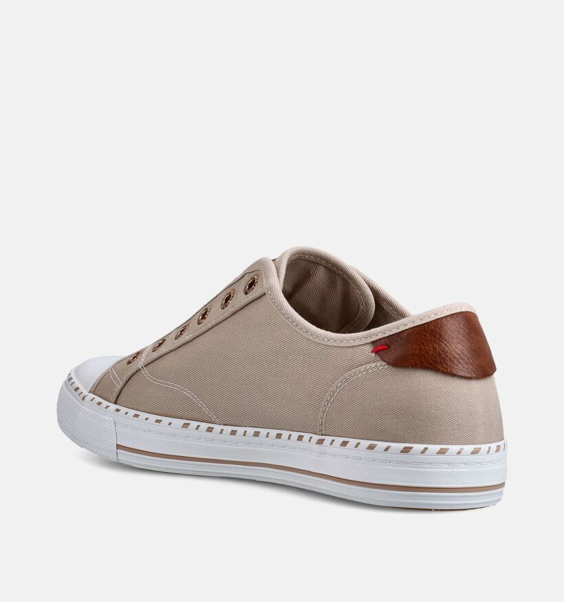 Mustang Baskets basses en Beige pour femmes (372110)